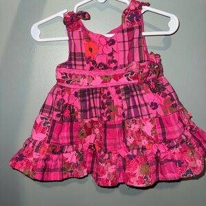Pink Patchwork Baby Dress